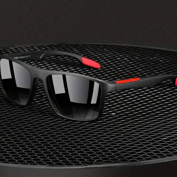 Blue Mirror Lens Polarized Men Sunglasses Trendy Fashion Driving Shades Retro - Picture 9 of 13